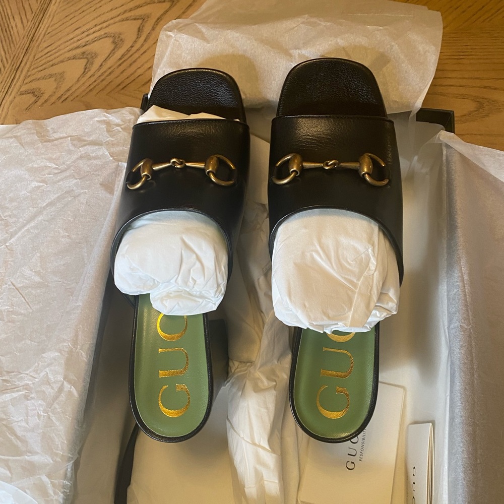 ❤️ Authentic Gucci Granada Open Toe Heels